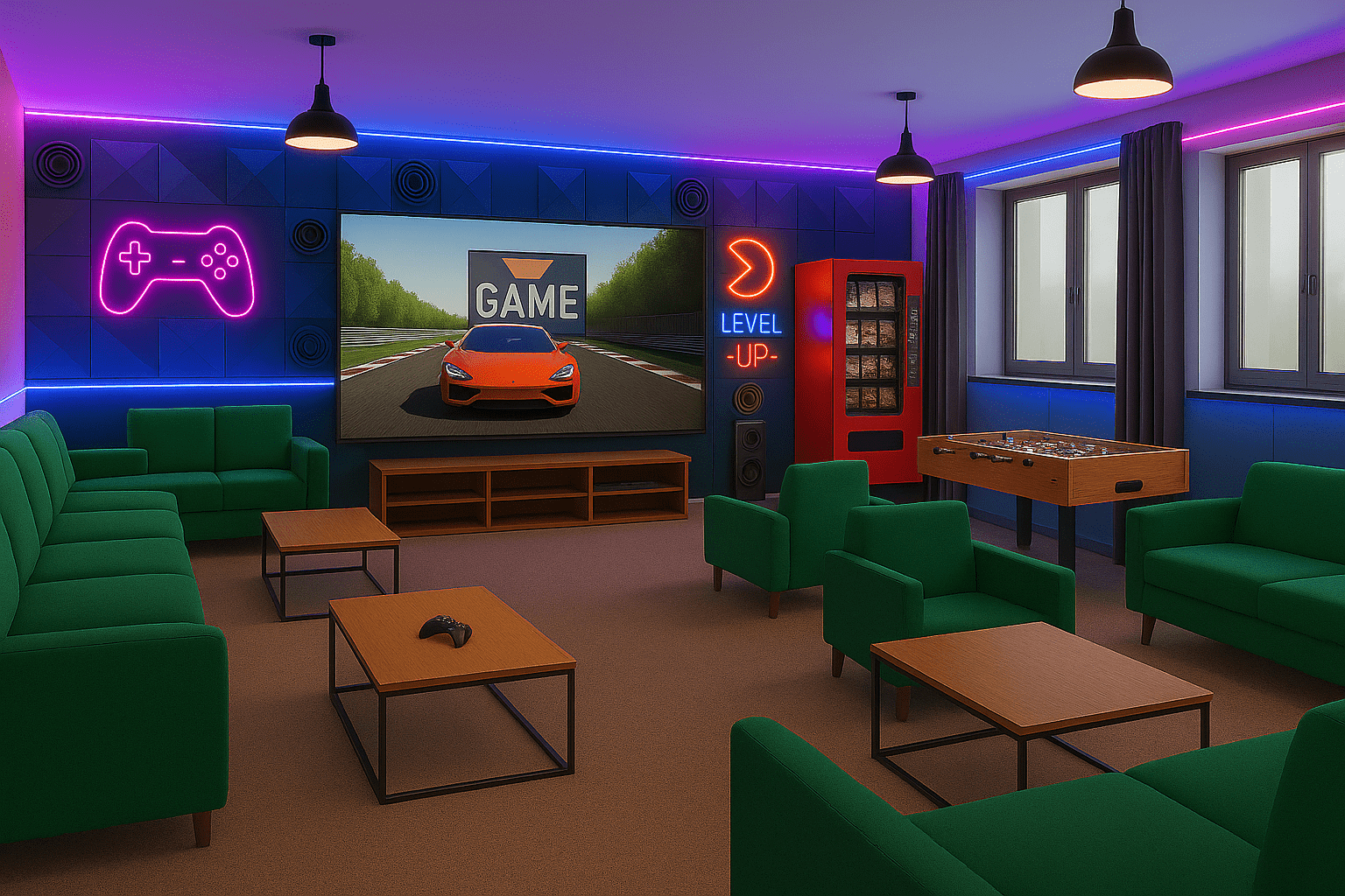 Snooker room